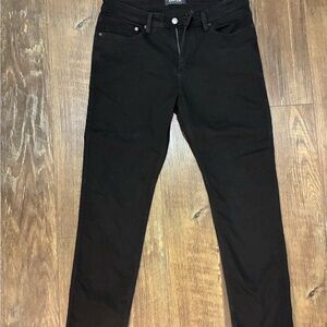 Duet Men's Black Slim Jeans 36x32
